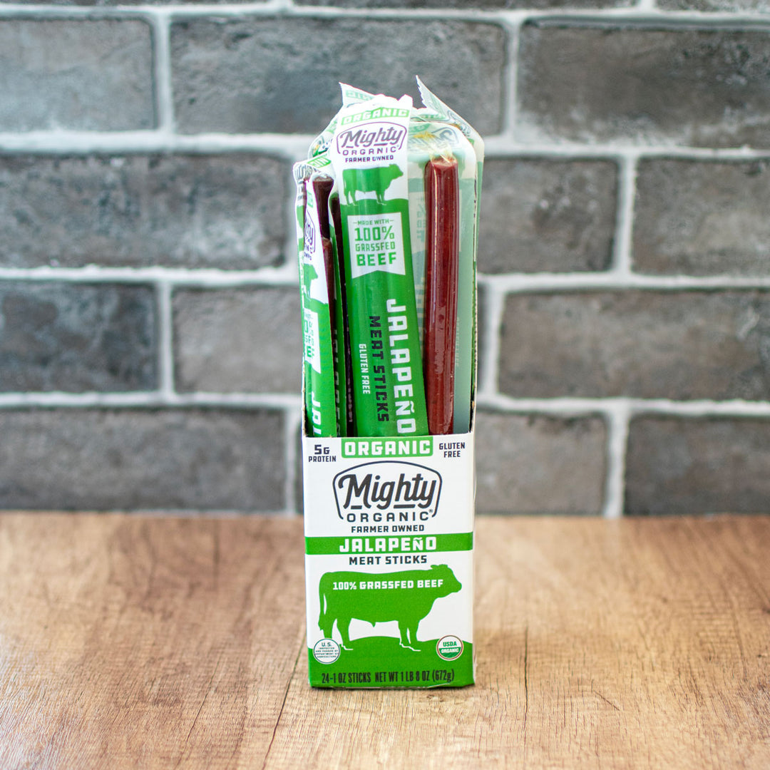 jalapeno mighty beef stick box